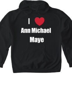 Alternative view of i love ann michael maye shirt
